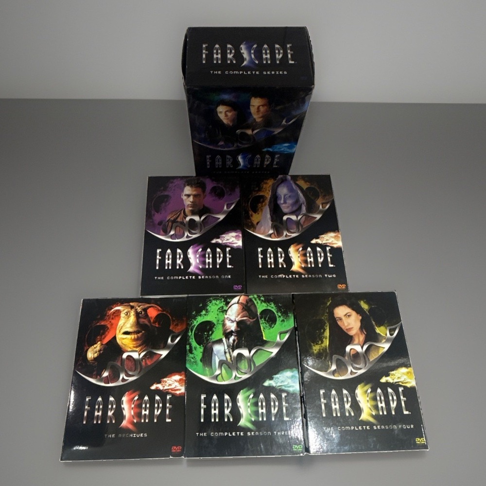 Farscape Complete Series DVD Box Set Jim Henson SCIFI Season 1-4 & Archives VG++